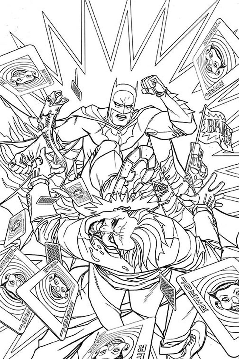 Dc Comics Coloring Pages Pdf