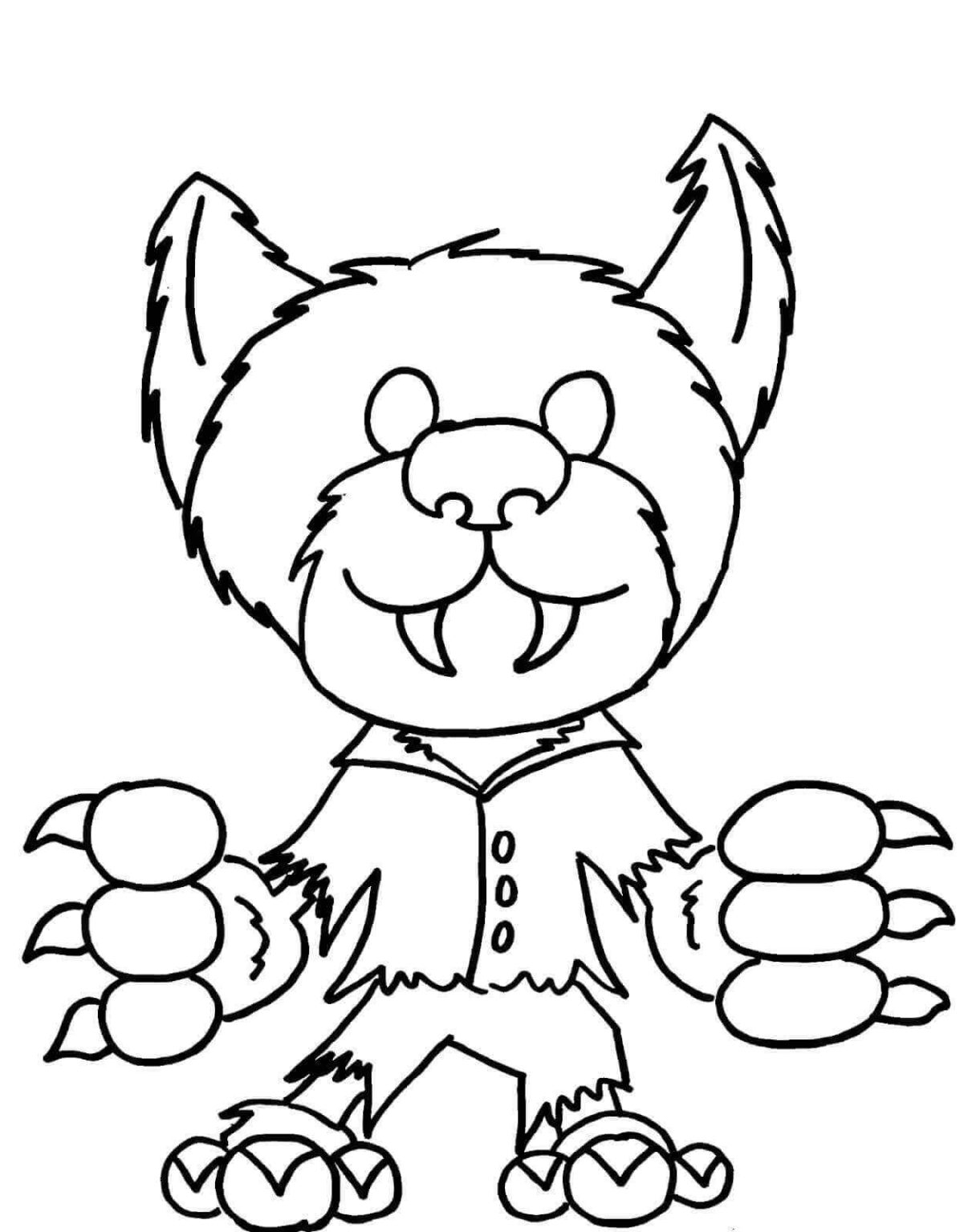 25 Free Werewolf Coloring Pages Printable