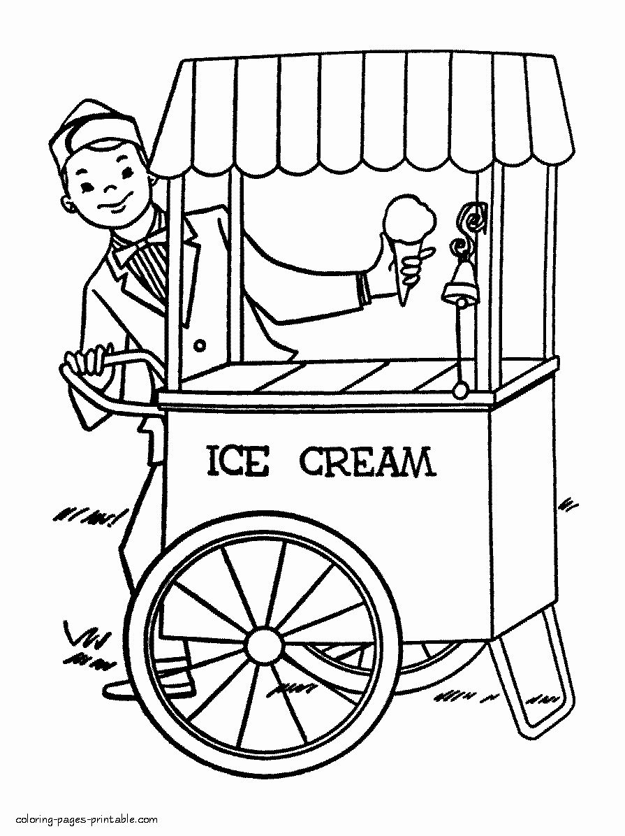 26 Best Ideas For Coloring Ice Cream Truck Coloring Page