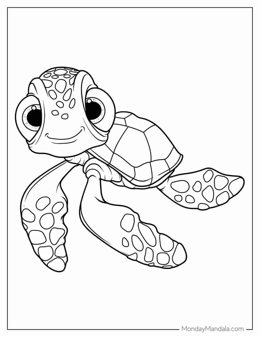 28 Finding Nemo Coloring Pages Free PDF Printables