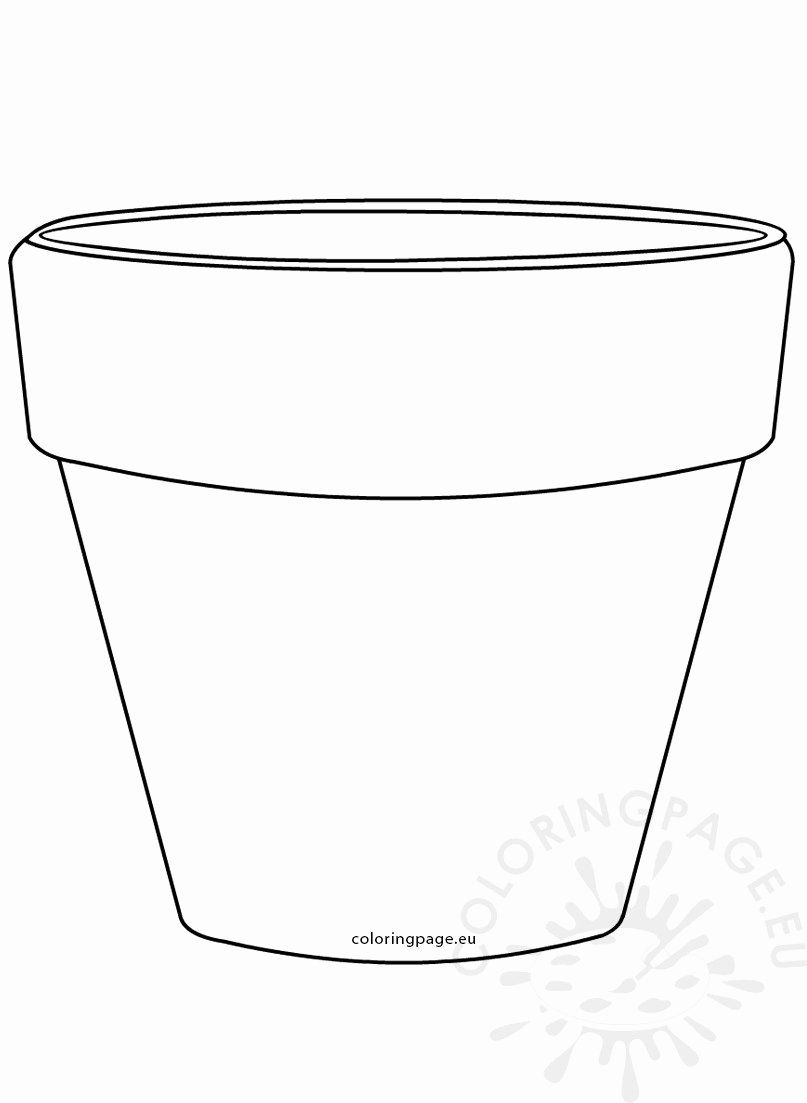28 Flower Pot Coloring Page In 2020 Printable Flower Coloring Pages Flower Printable Free
