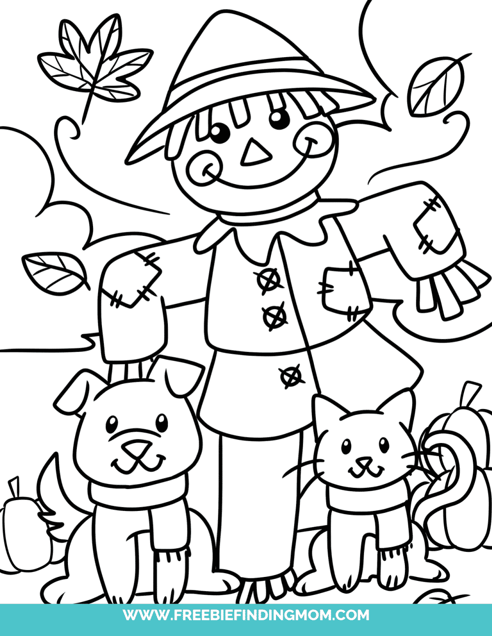 3 Free Printable Cute Fall Coloring Pages LaptrinhX News