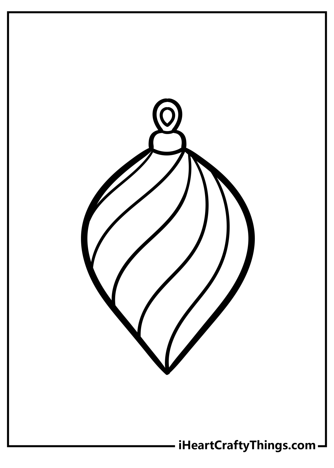 30 Christmas Ornament Coloring Pages 100 Free Printables