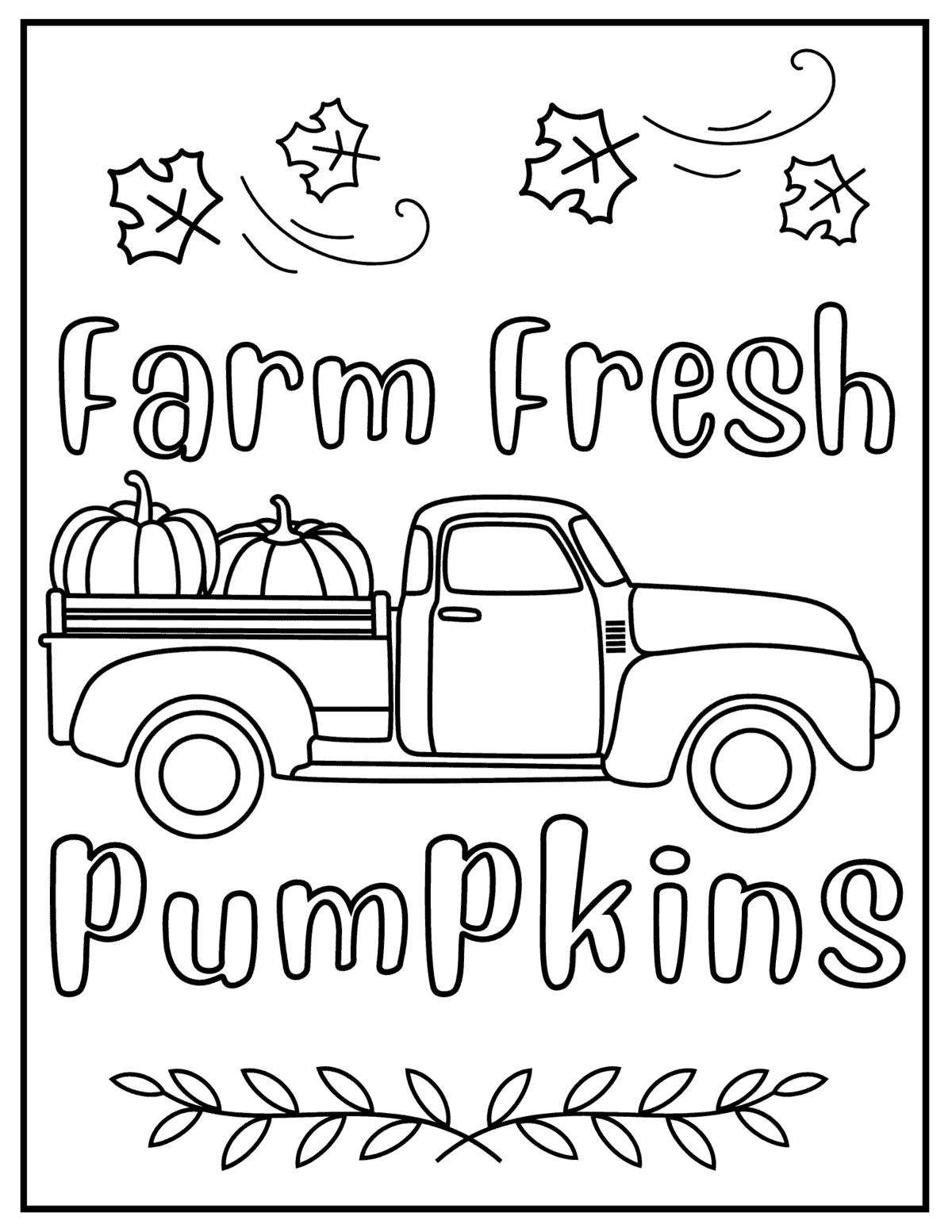 Coloring Pages Printable Fall