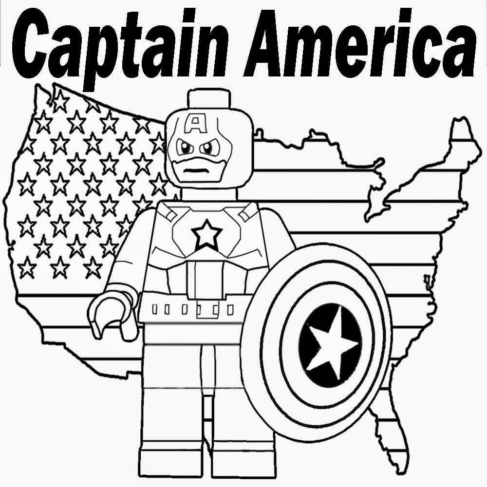 30 Printable Captain America Coloring Pages