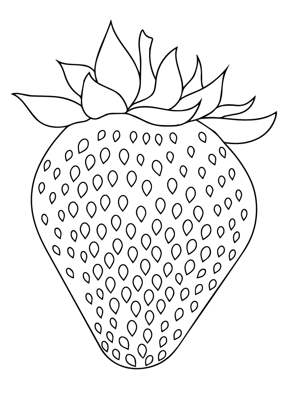30 Strawberry Coloring Pages ColoringPagesOnly