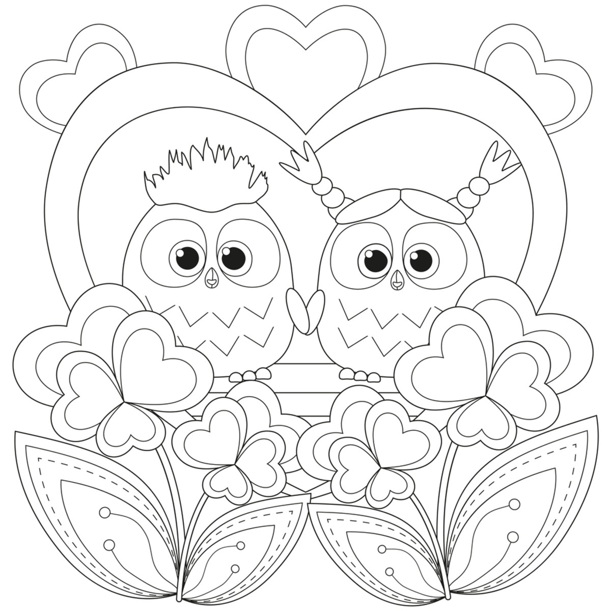 30 Valentine S Day Coloring Pages Free Printable For Kids Adults Parade