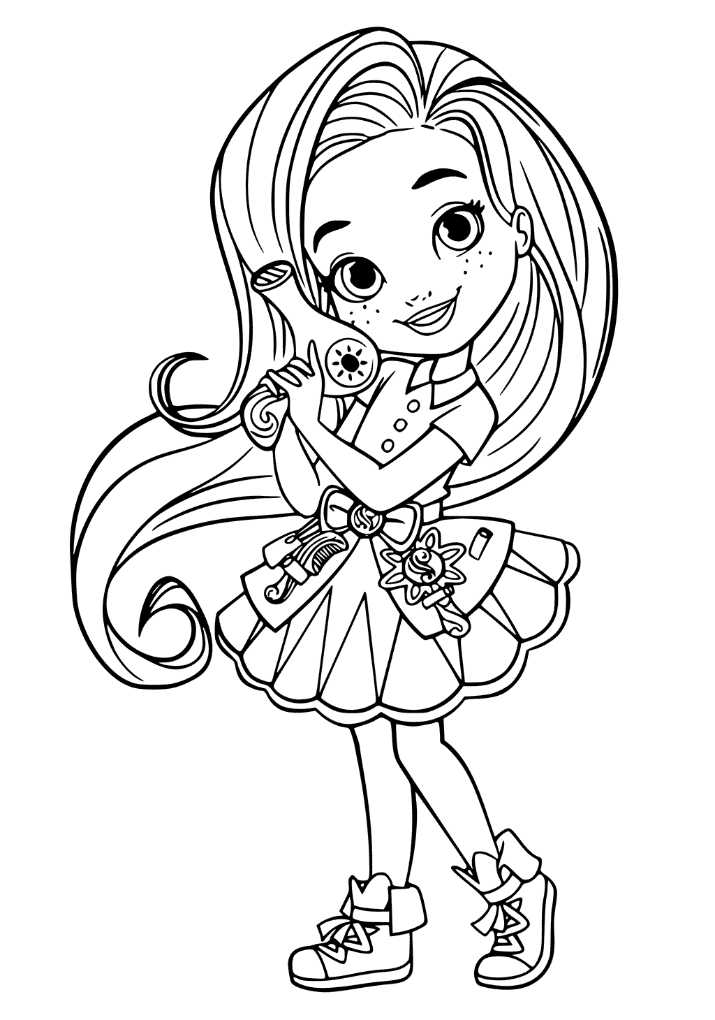 31 Girly Coloring Pages ColoringPagesOnly