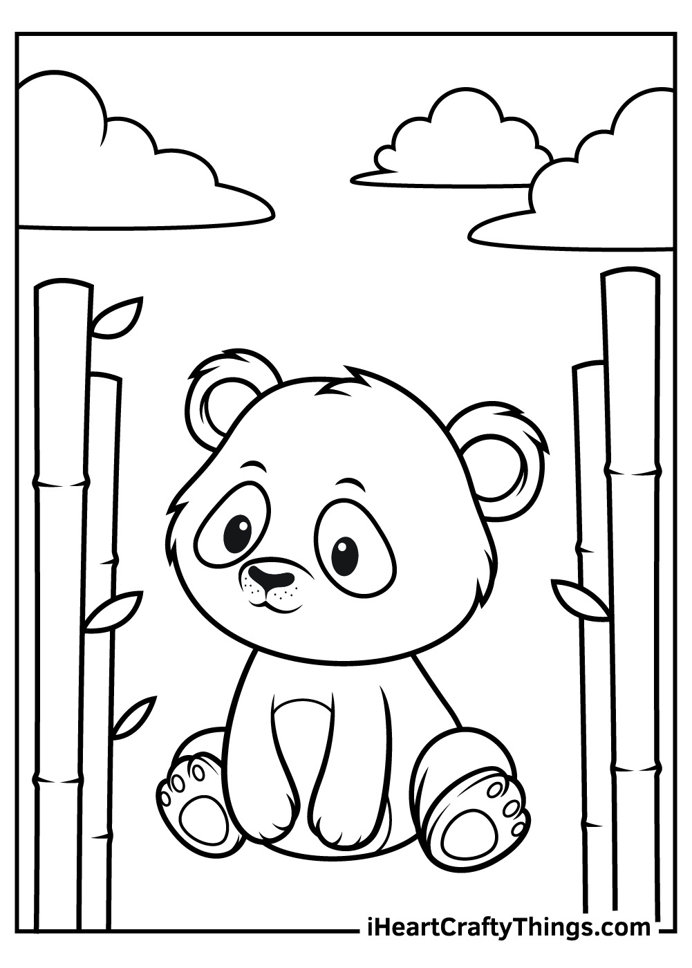 32 Printable Coloring Pages Cute Animals PNG