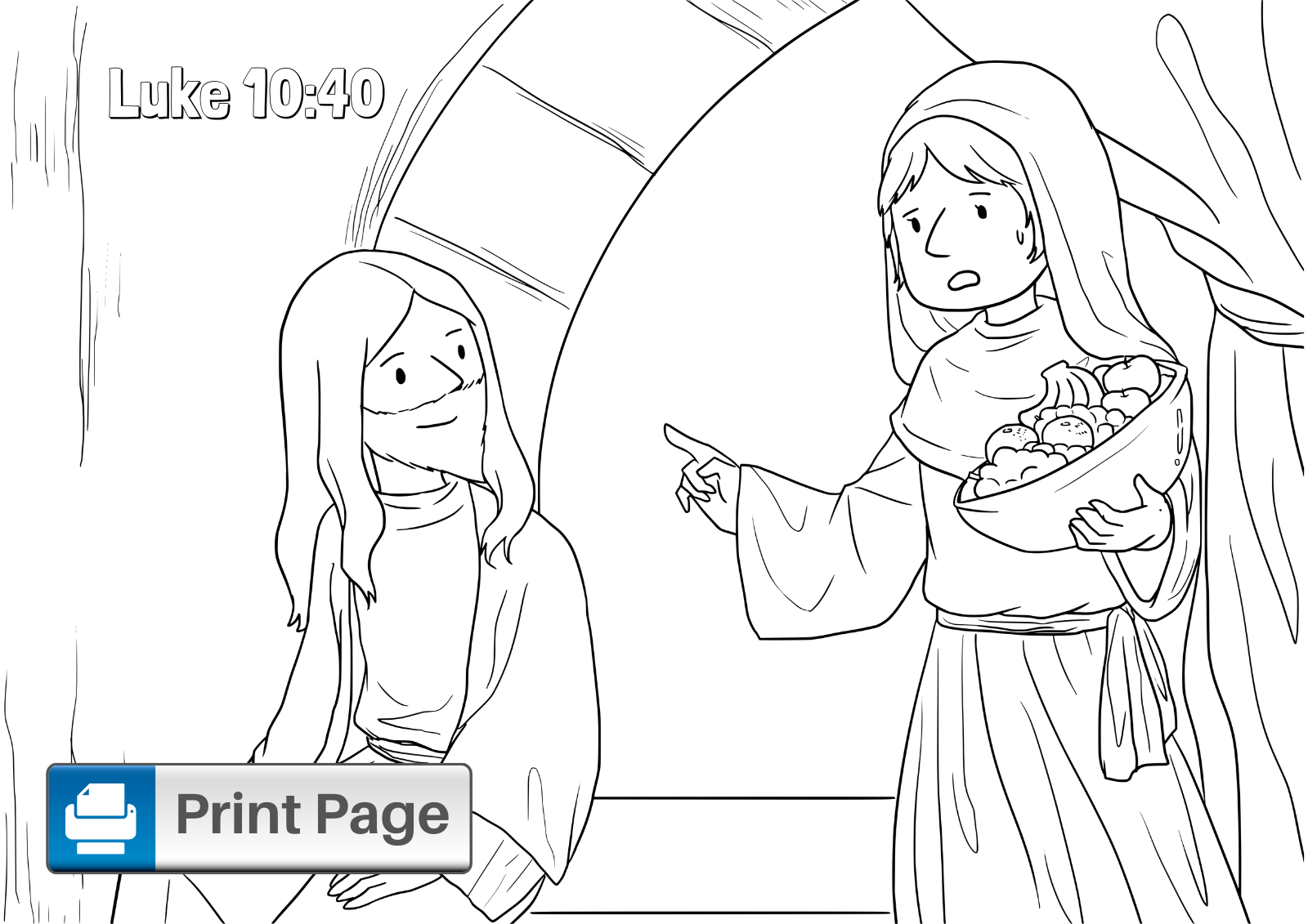 33 Mary Visits Elizabeth Coloring Page JaimineMari