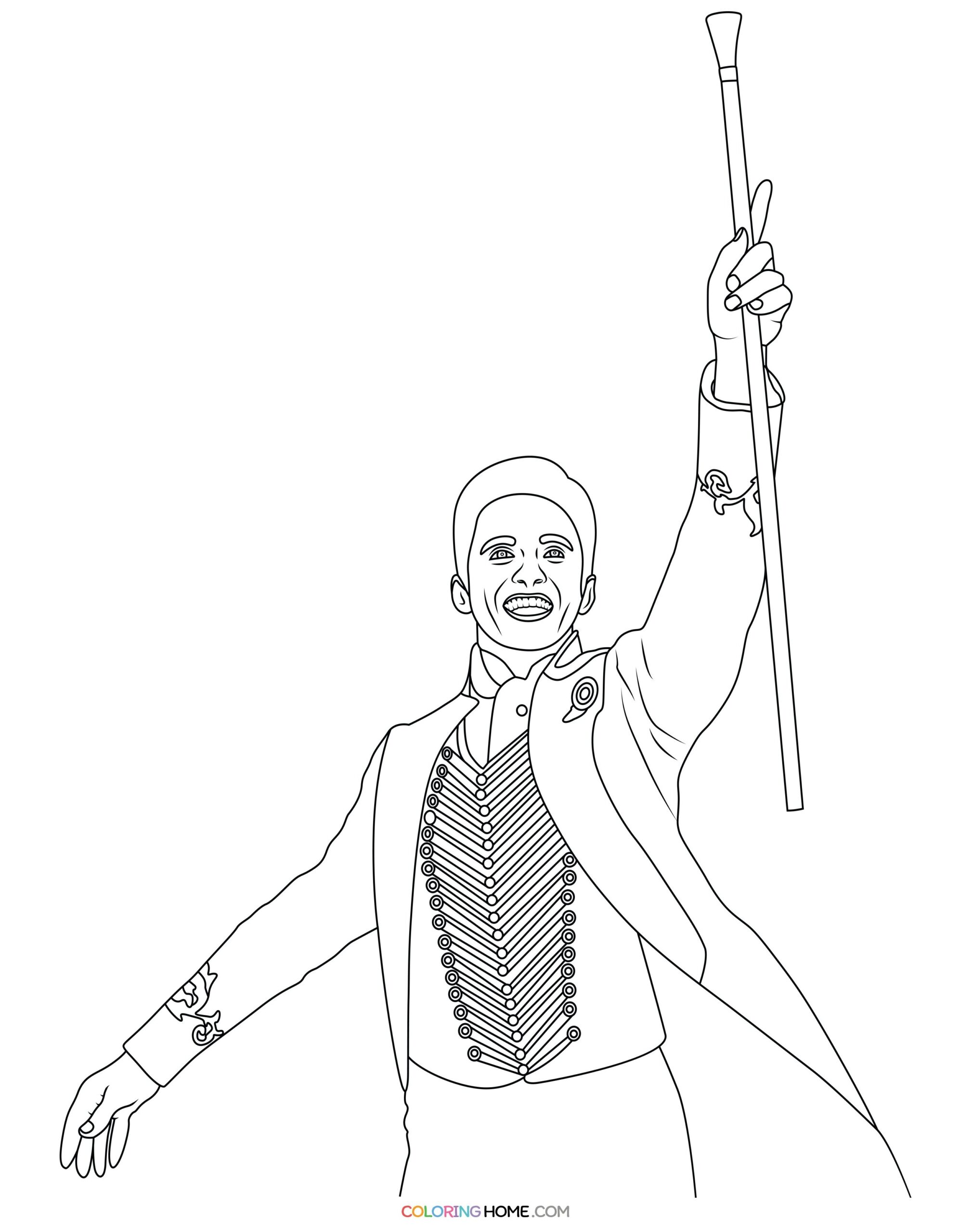 Greatest Showman Coloring Pages