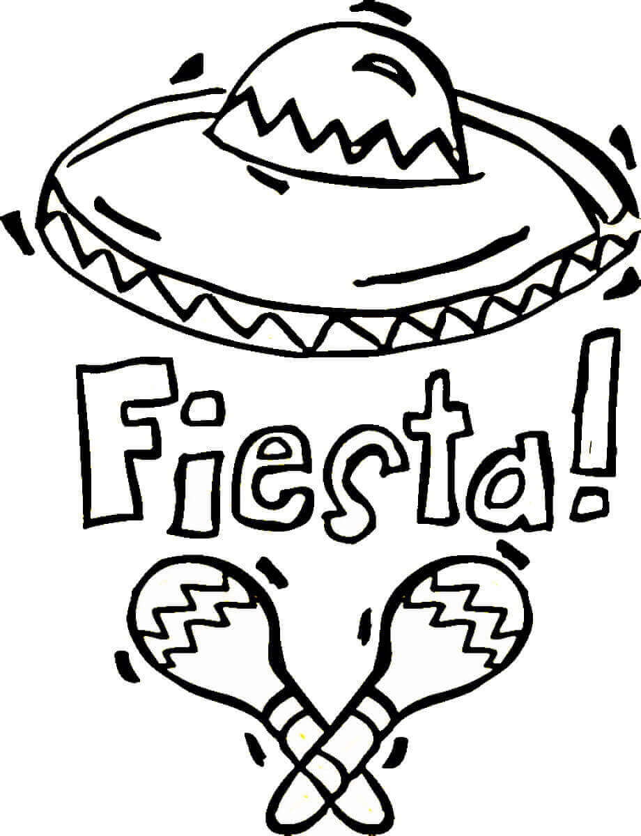 35 Free Printable Cinco De Mayo Coloring Pages