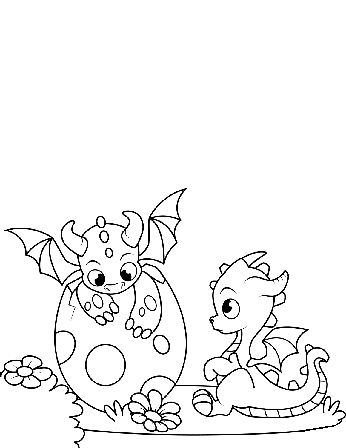 Printable Color Pages Dragon