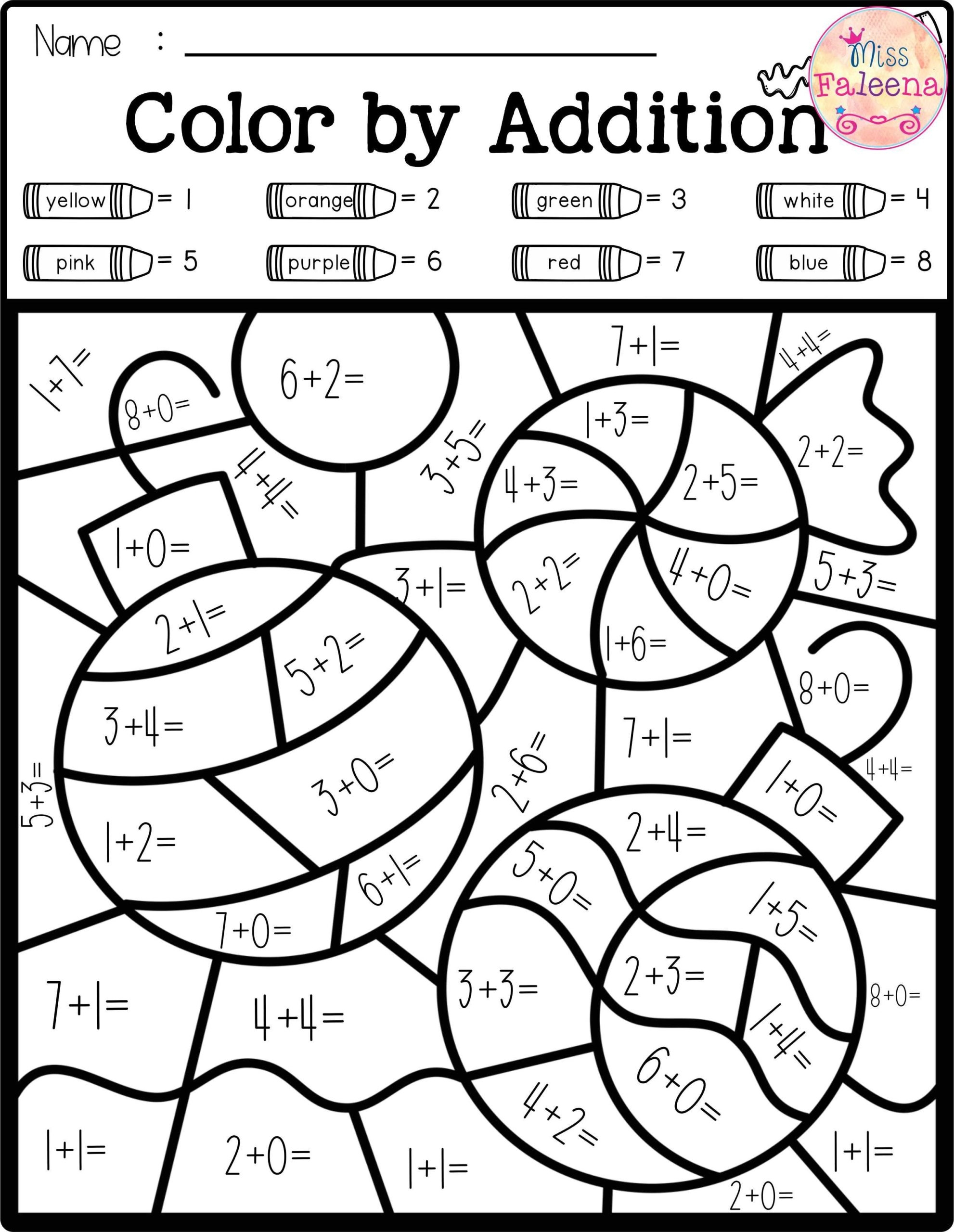 Multiplication Coloring Pages