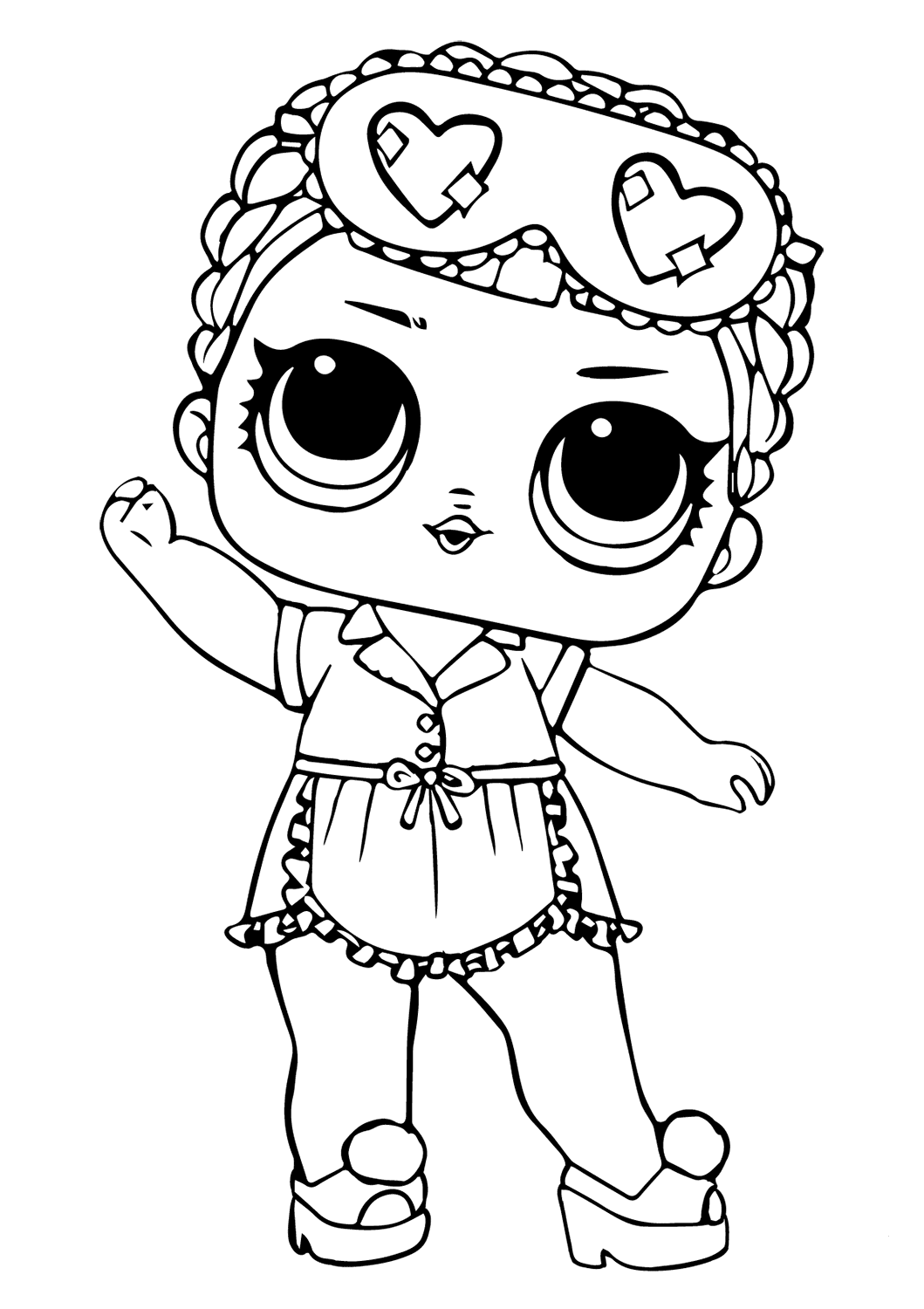 40 Free Printable LOL Surprise Dolls Coloring Pages