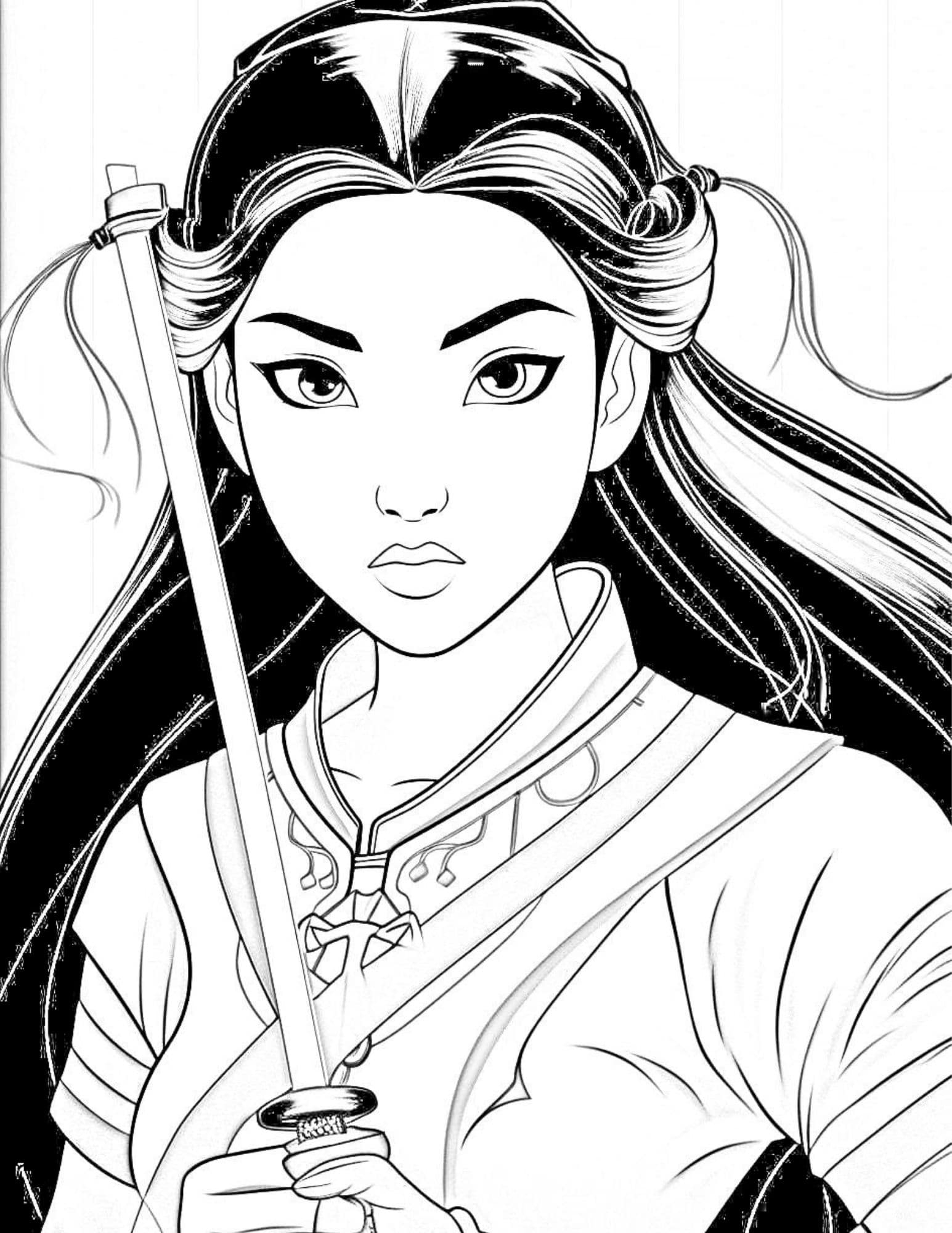Mulan Coloring Pages