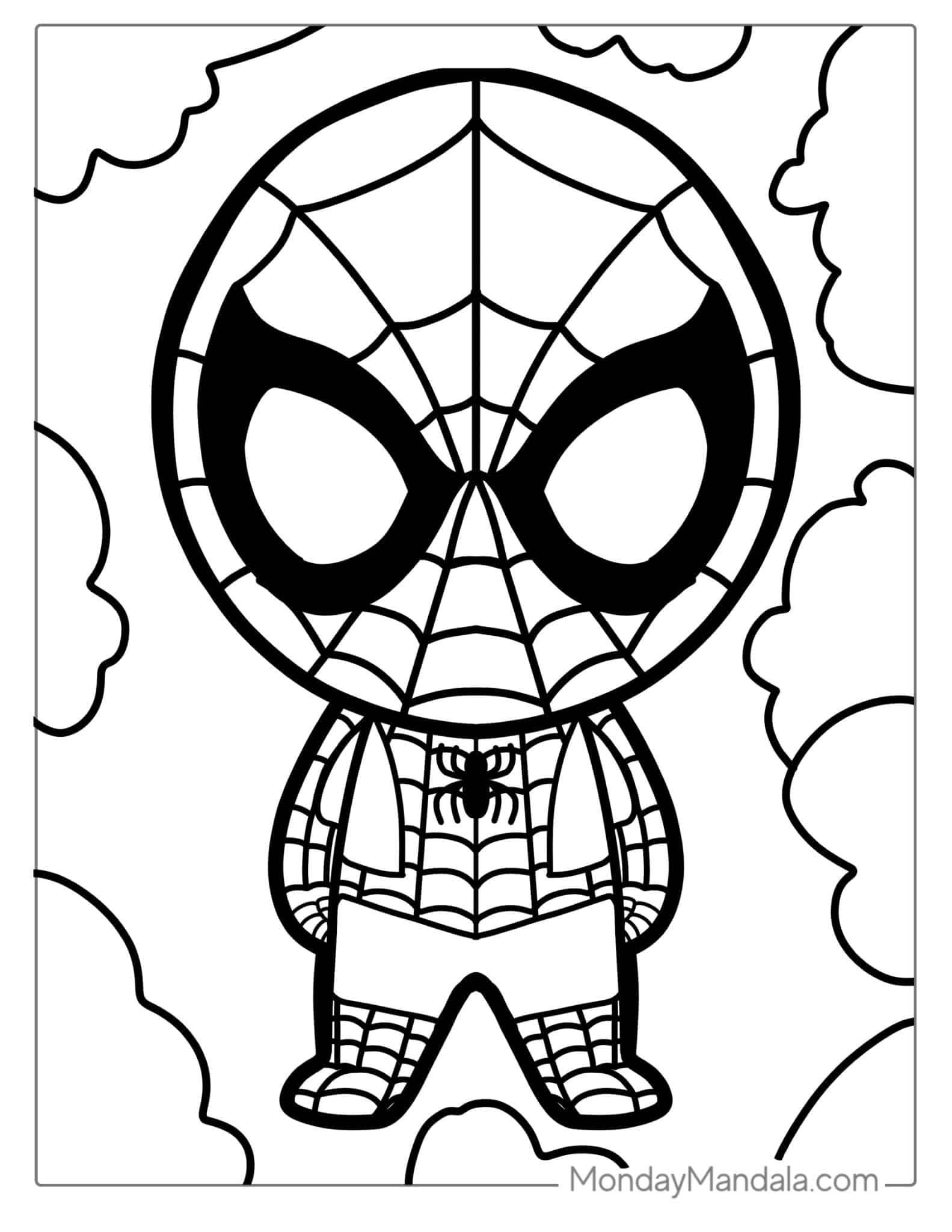40 Spider Man Coloring Pages Free PDF Printables