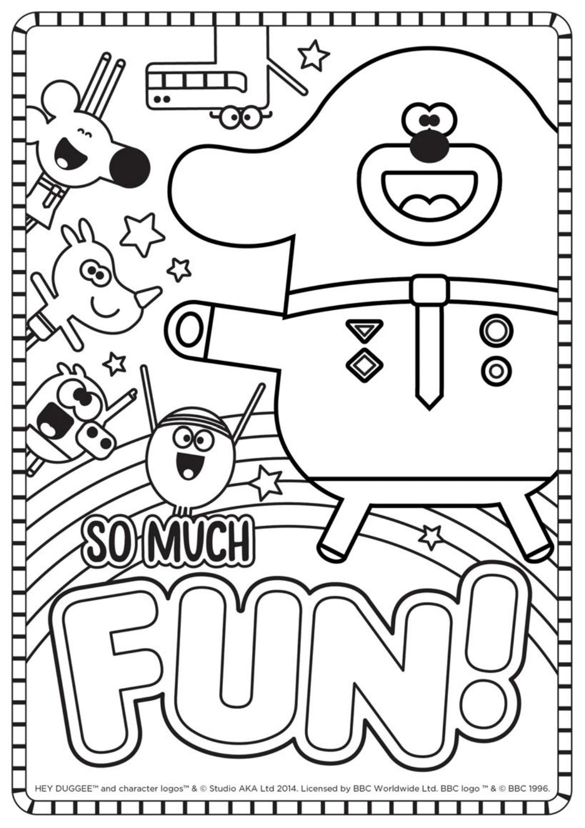 42 Free Printable Hey Duggee Colouring Pages