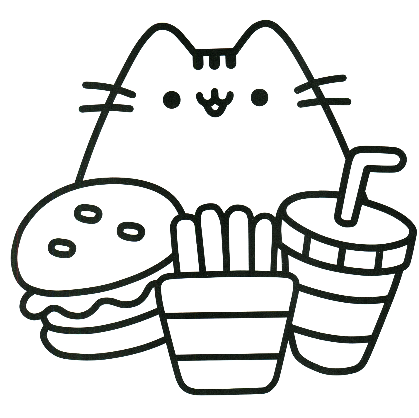 44 Kawaii Easy Cute Food Coloring Pages