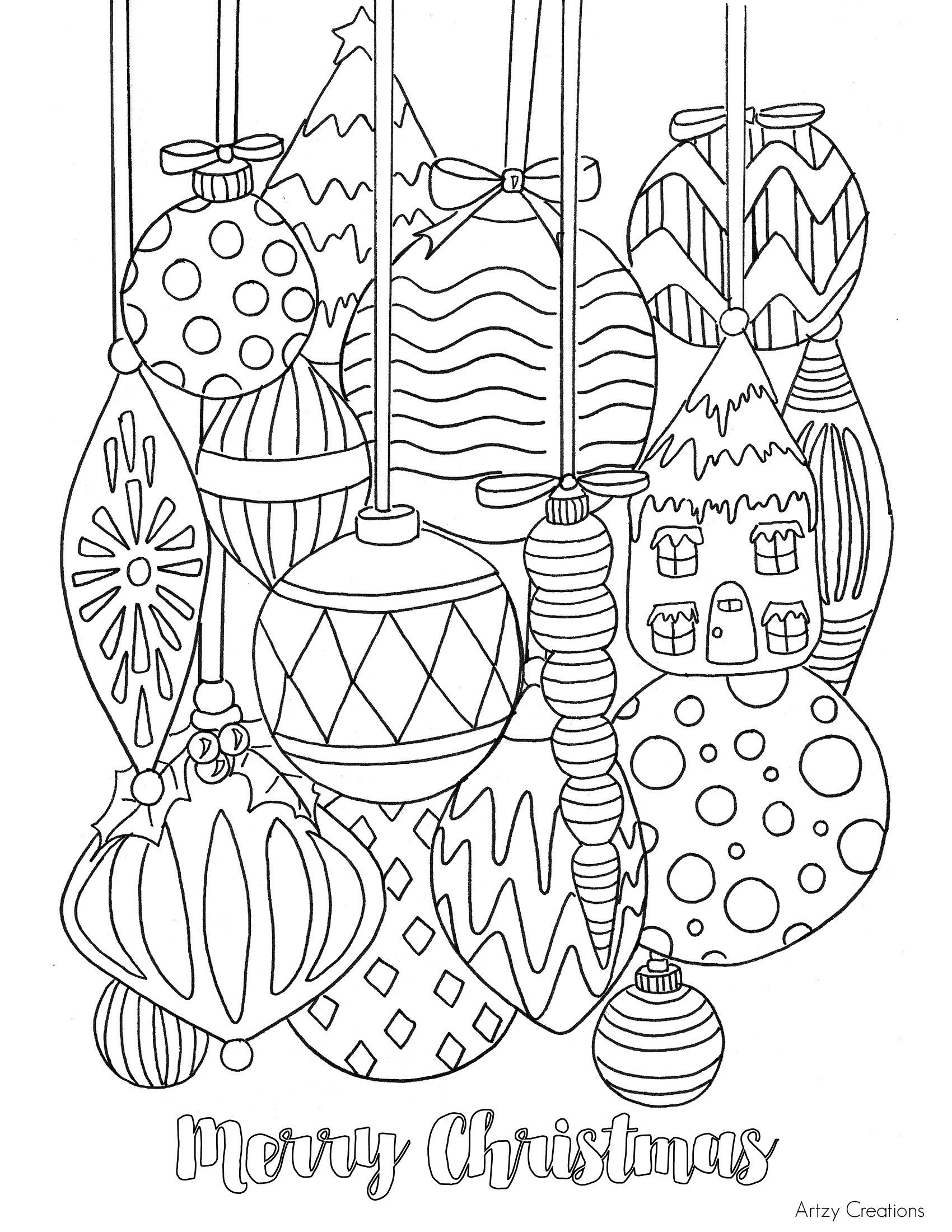 46 Christmas Coloring Pages Free Printable Pdf Free Wallpaper