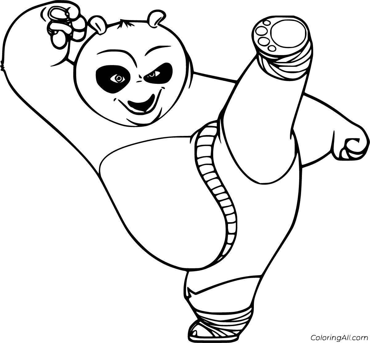 46 Free Printable Kung Fu Panda Coloring Pages In Vector Format Easy To Print From Any Device