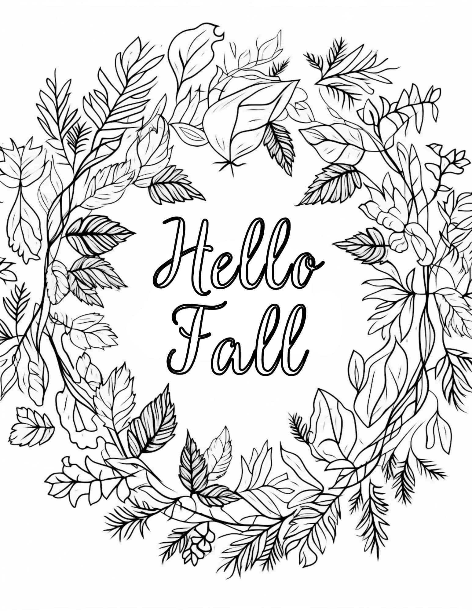 47 Fall Coloring Pages For Both Kids And Adults Our Mindful Life