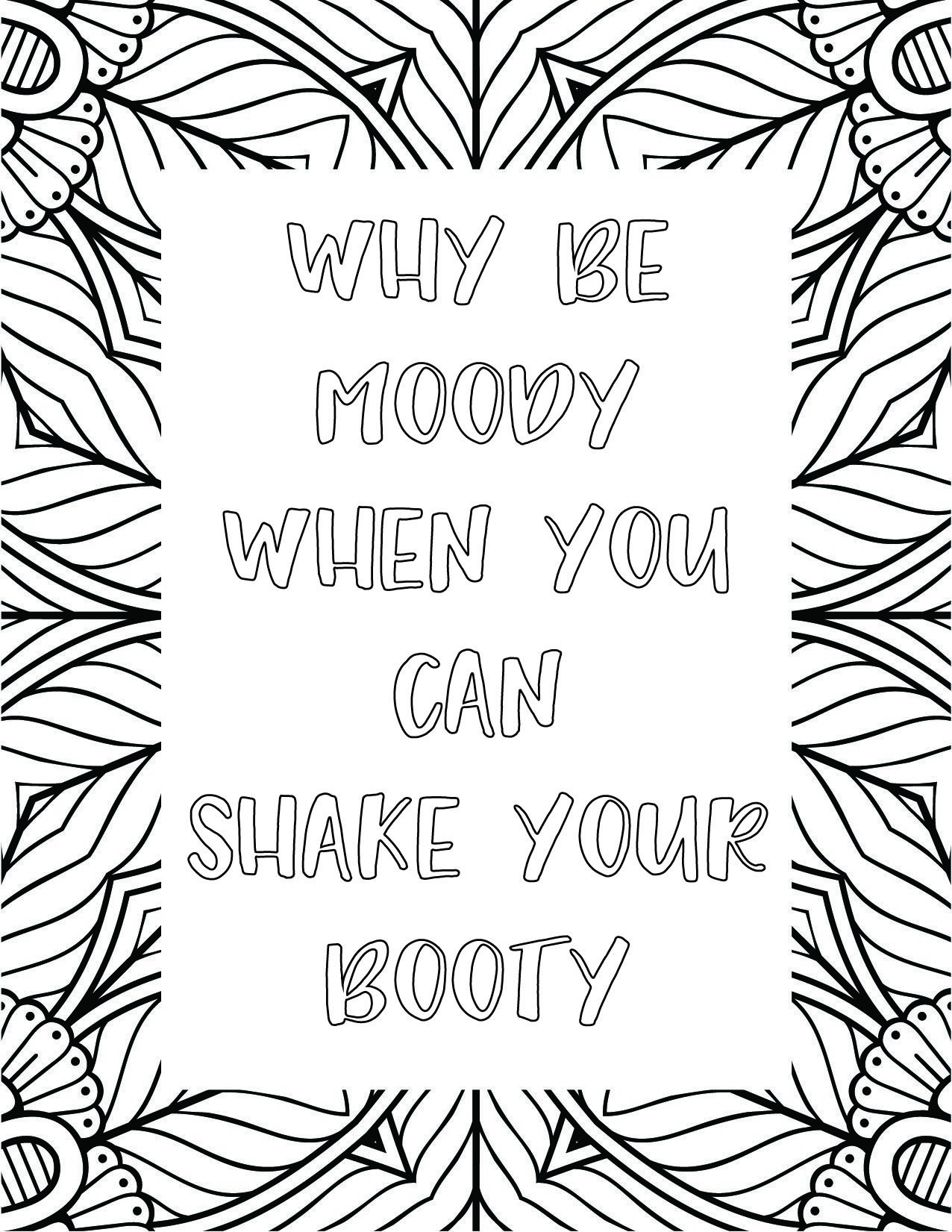 50 Best Printable Inspirational Quote Coloring Pages World Of Printables