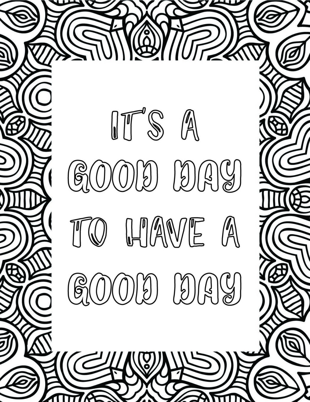 50 Best Printable Inspirational Quote Coloring Pages World Of Printables