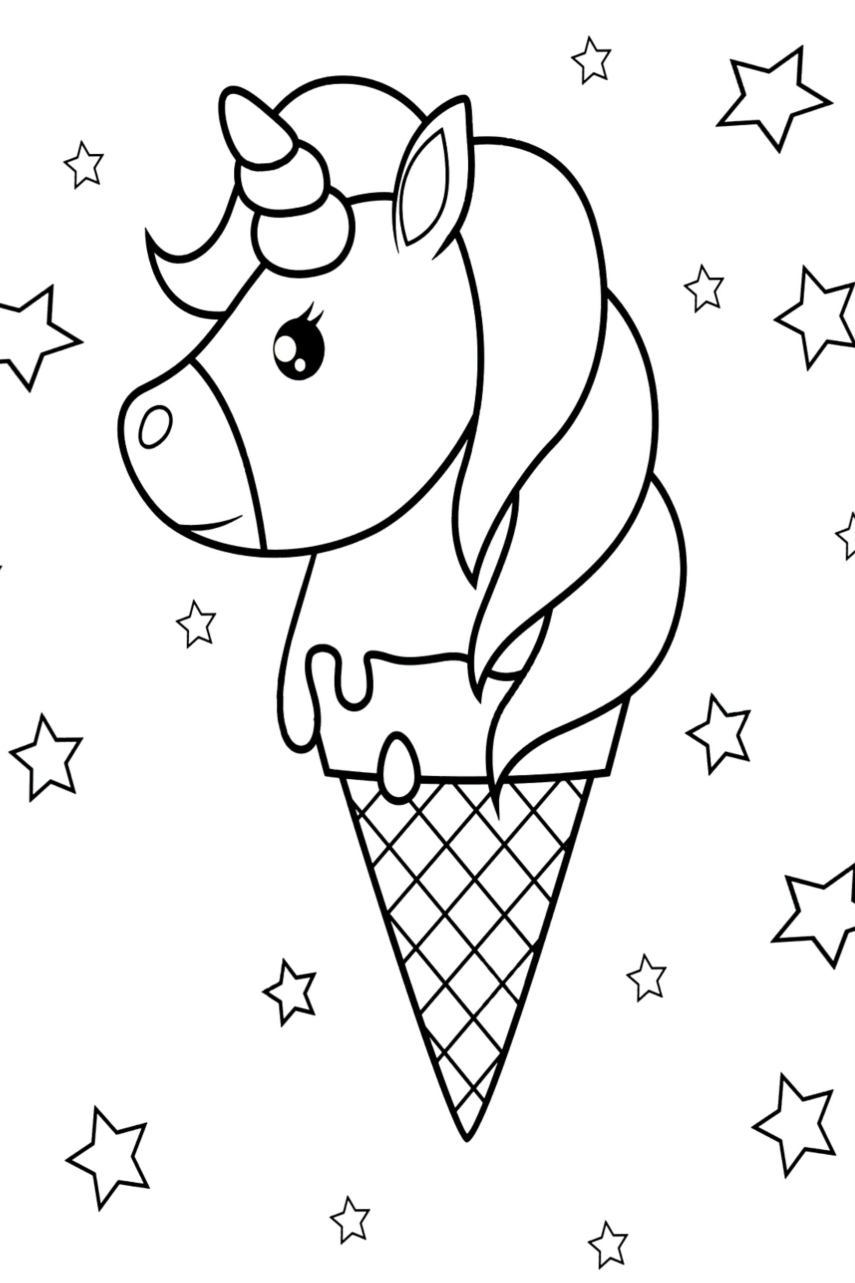 50 Ice Cream Coloring Pages For Kids Unicorn Coloring Pages Ice Cream Coloring Pages Cute
