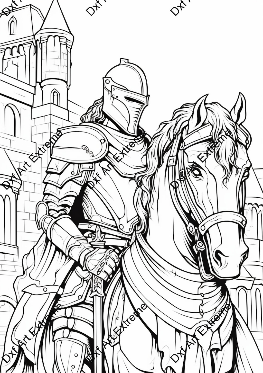 Medieval Coloring Pages