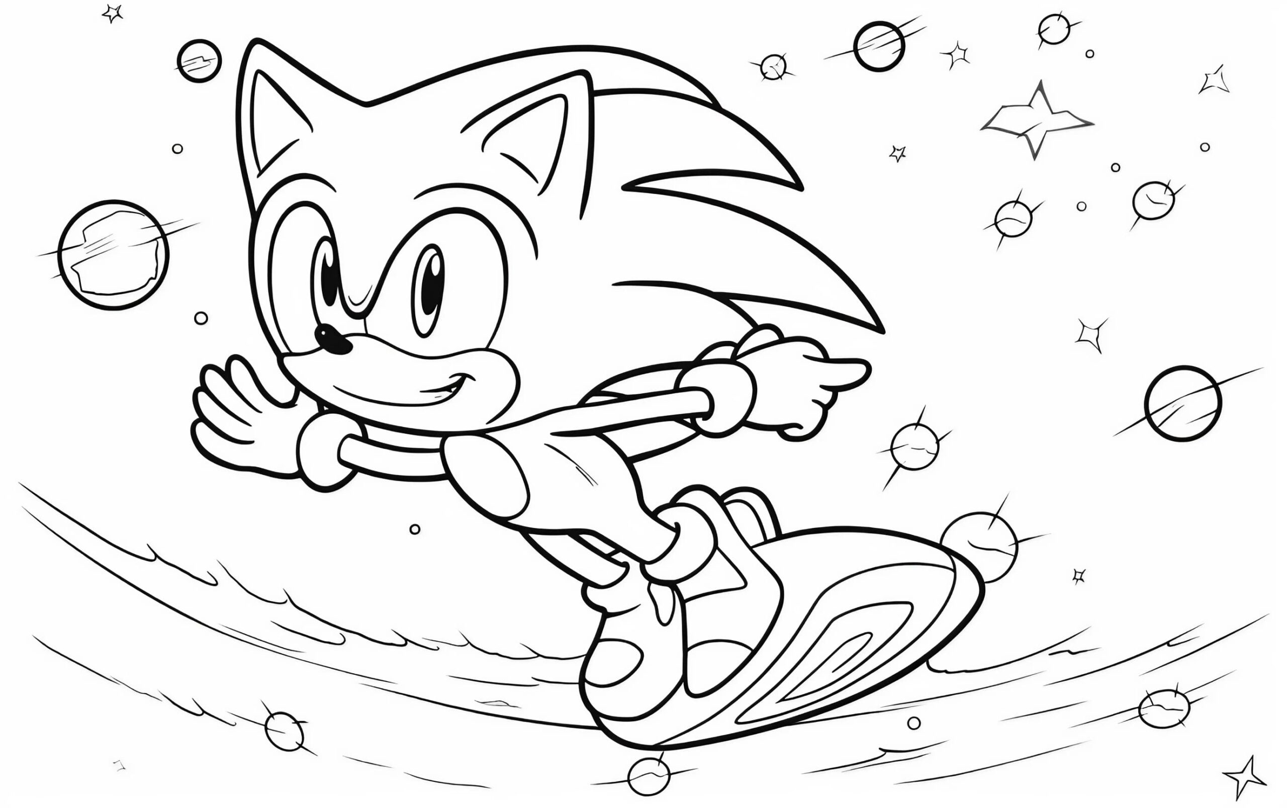 50 Sonic Coloring Pages For Free And Printable