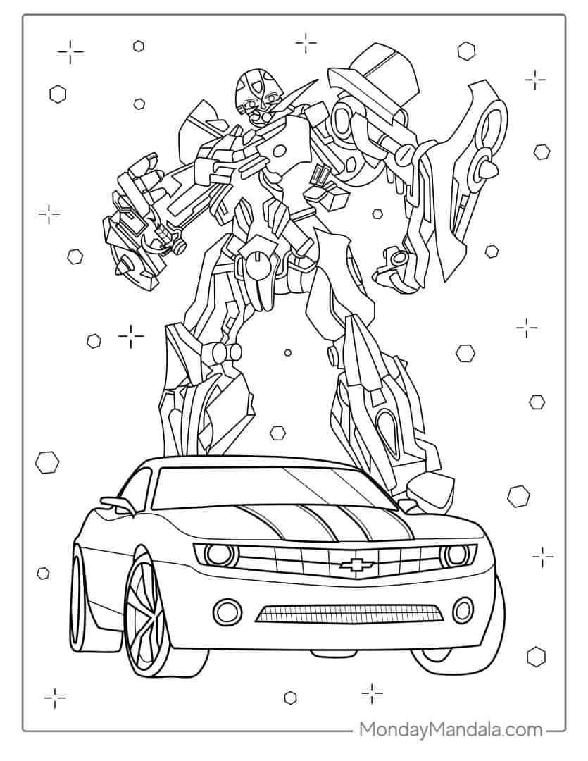 50 Transformers Coloring Pages Free PDF Printables
