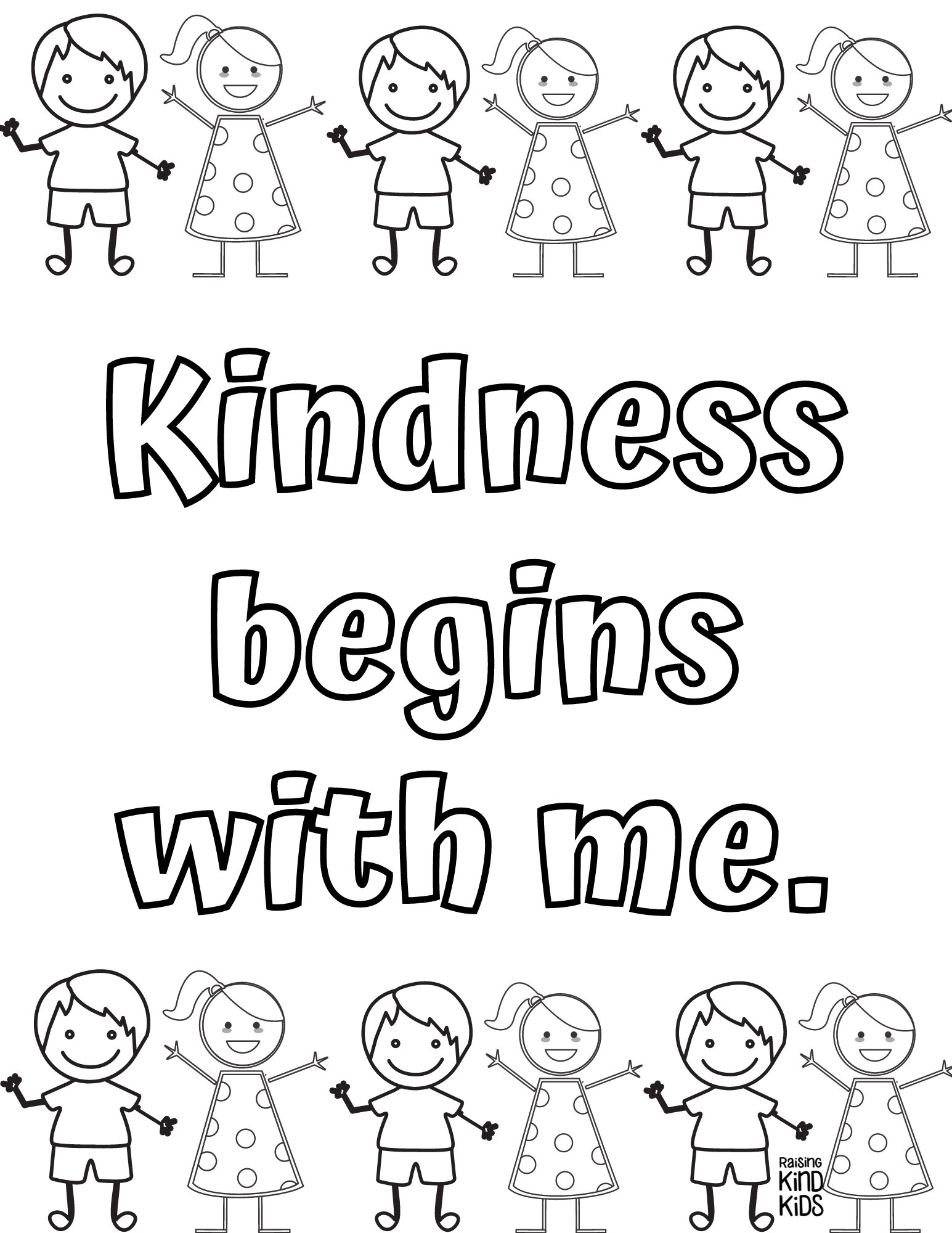 51 Free Kindness Coloring Pages