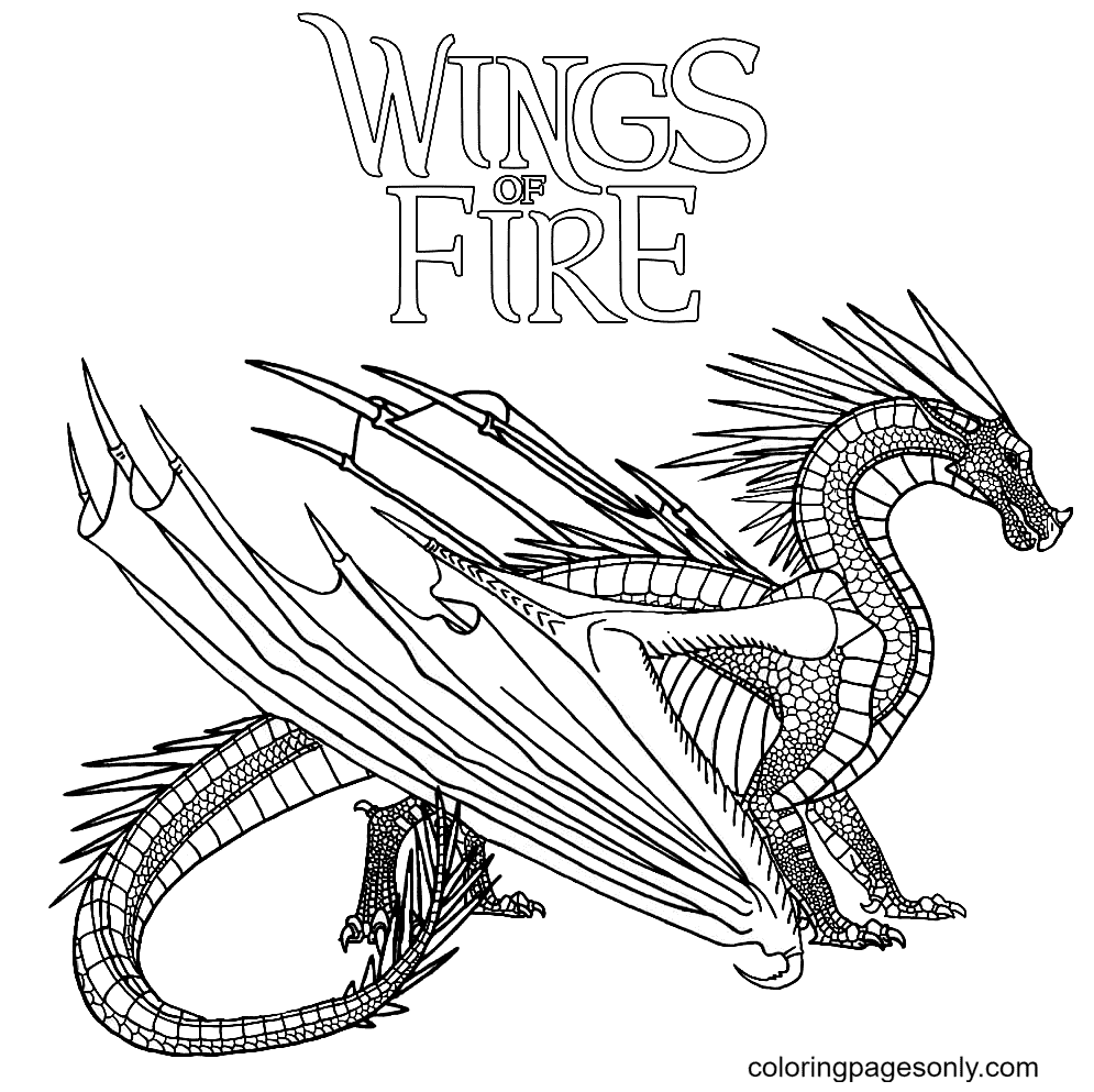 56 Wings Of Fire Coloring Pages ColoringPagesOnly