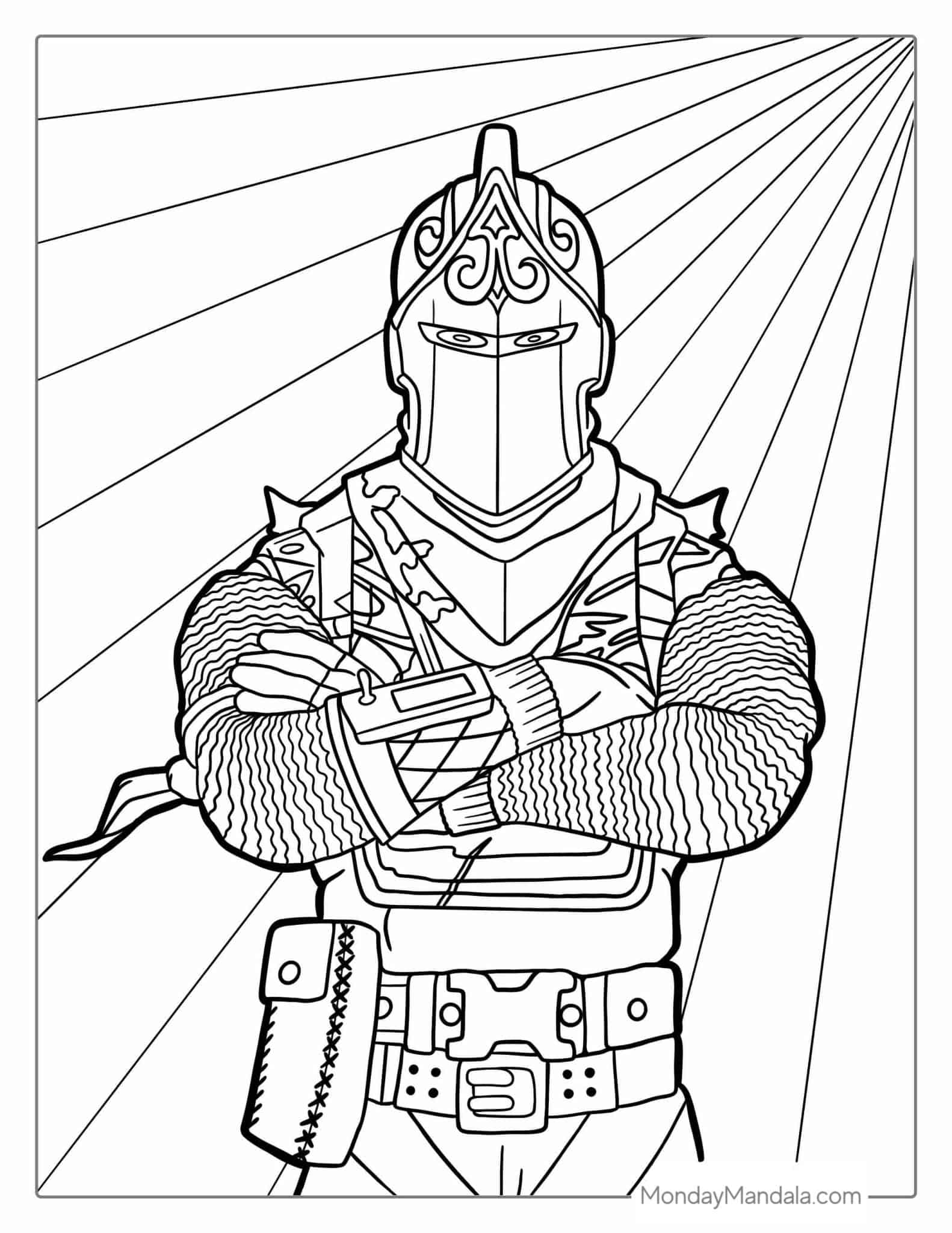58 Fortnite Coloring Pages Free PDF Printables