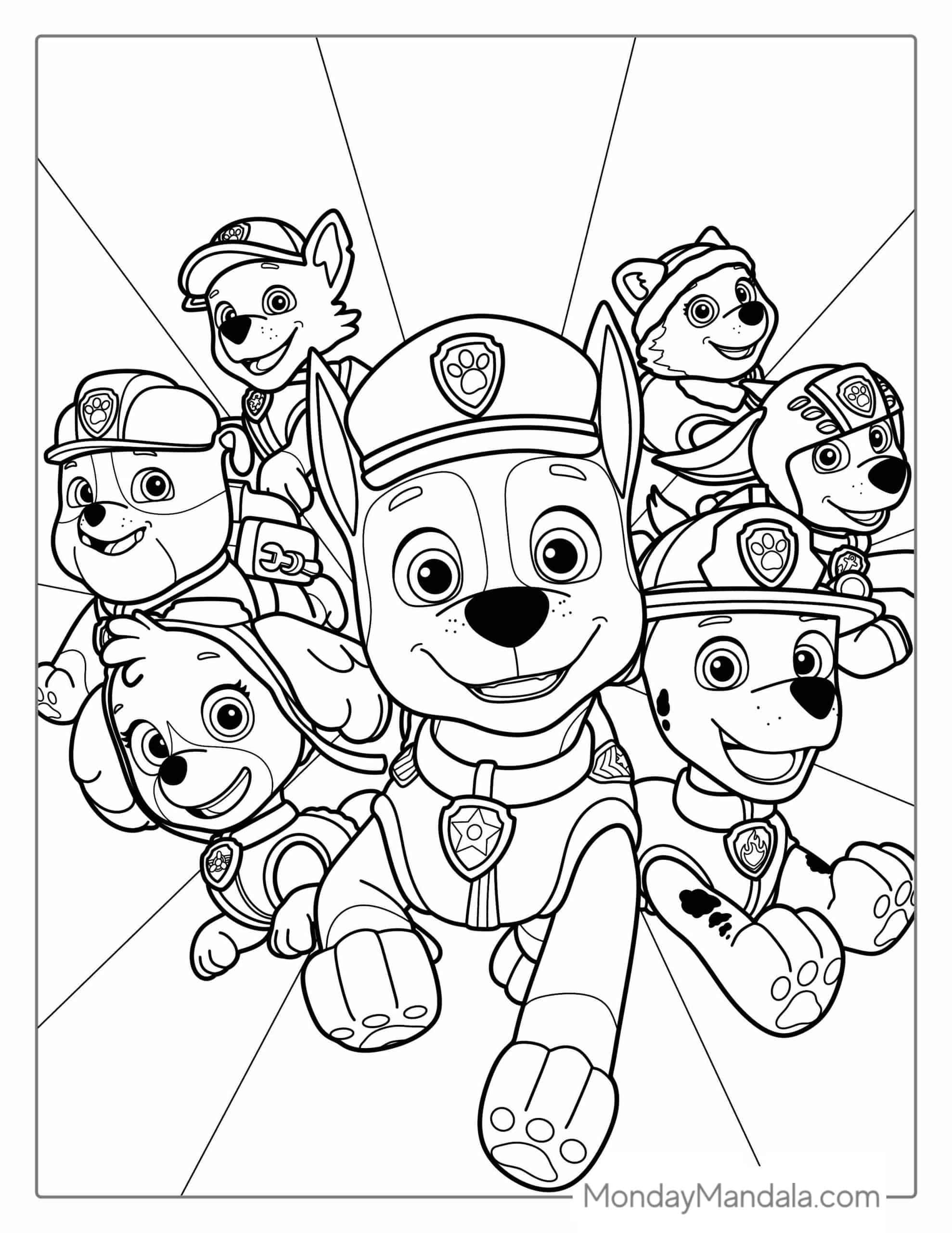 Coloring Pages Paw Patrol