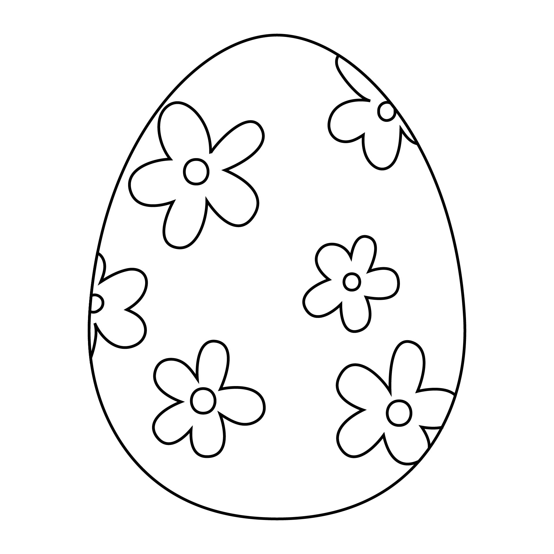Egg Coloring Pages