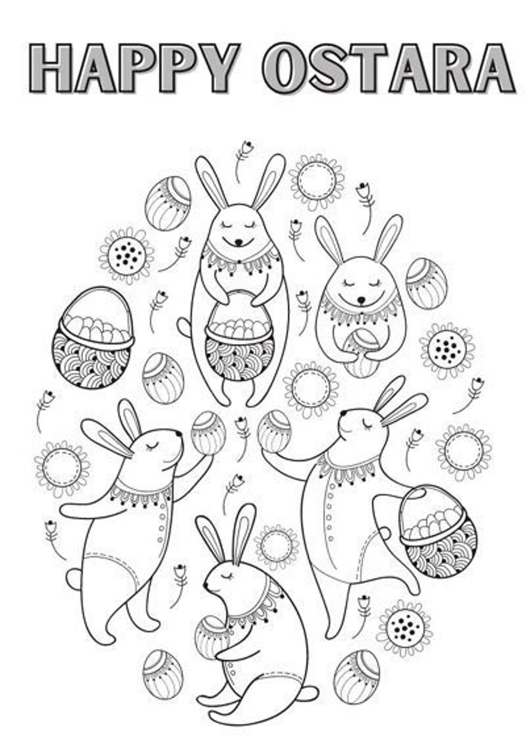 6 Ostara Colouring Pages PDF Etsy