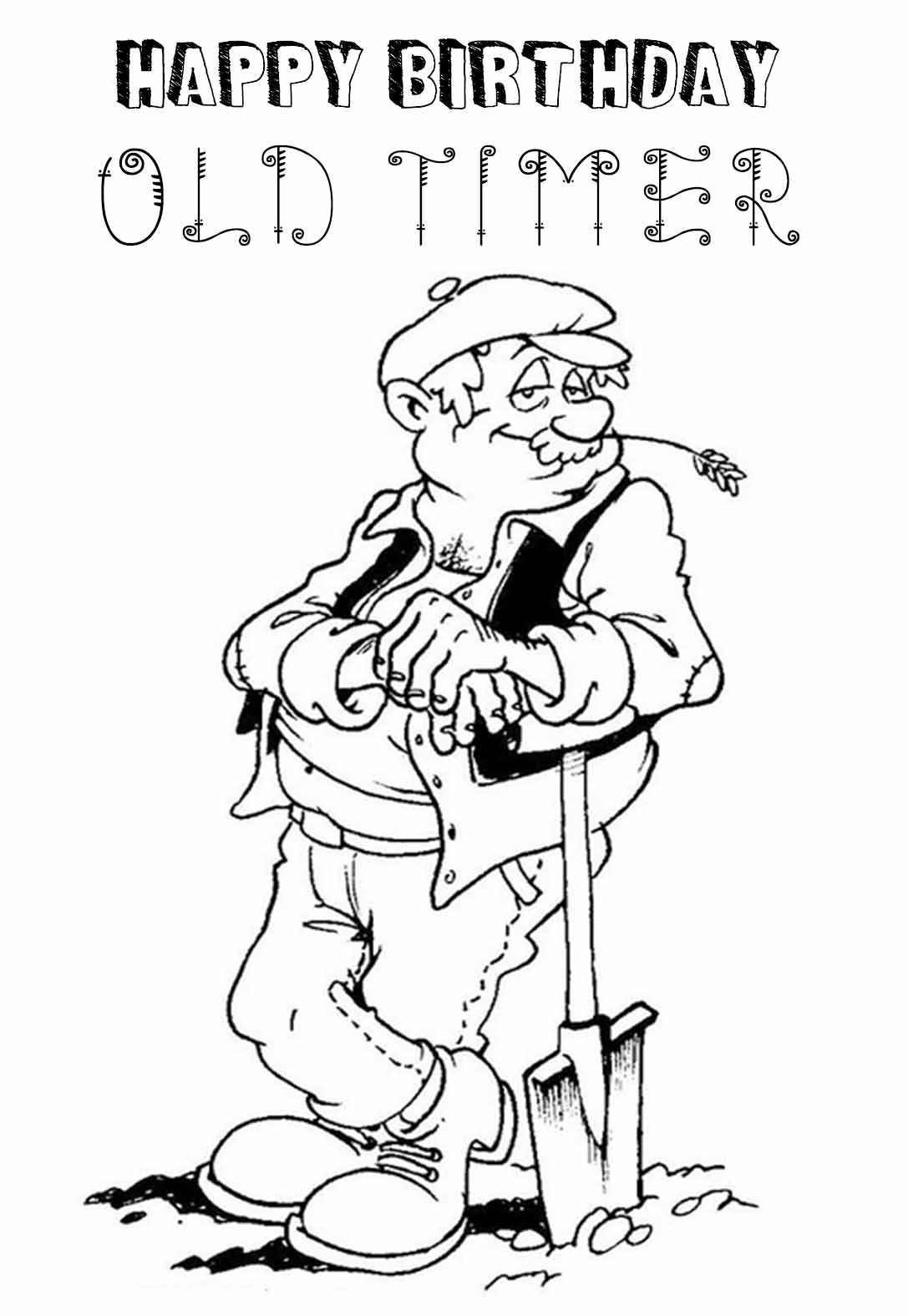 60th Birthday Coloring Pages Cards Free PRINTBIRTHDAY CARDS