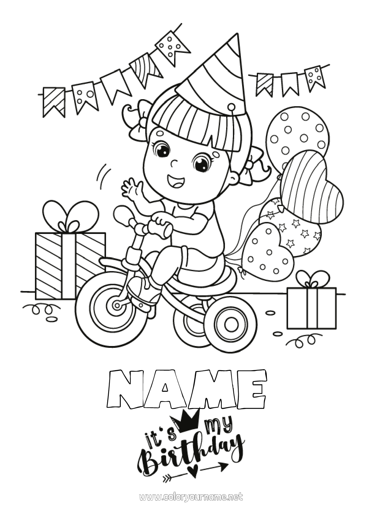 60th Birthday Coloring Pages
