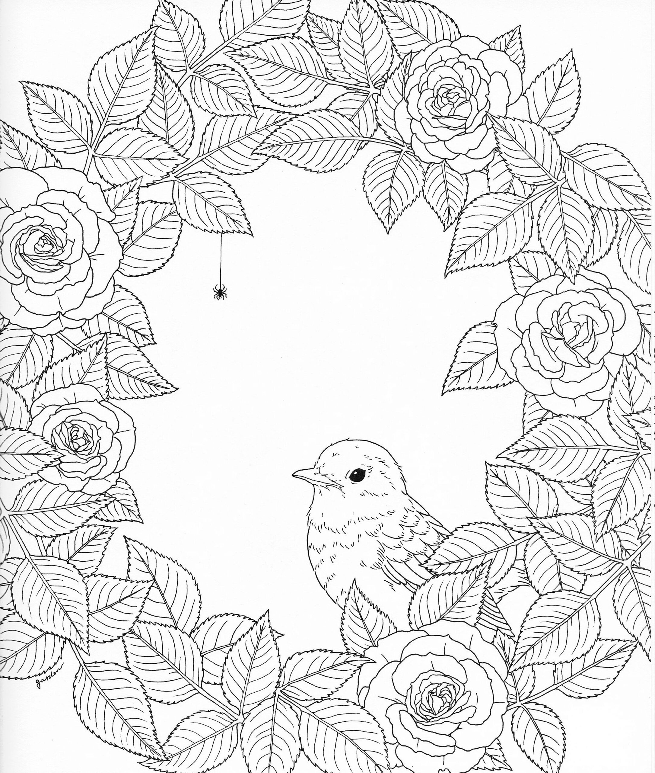 67 Nature Coloring Pages For Adults Just Kids