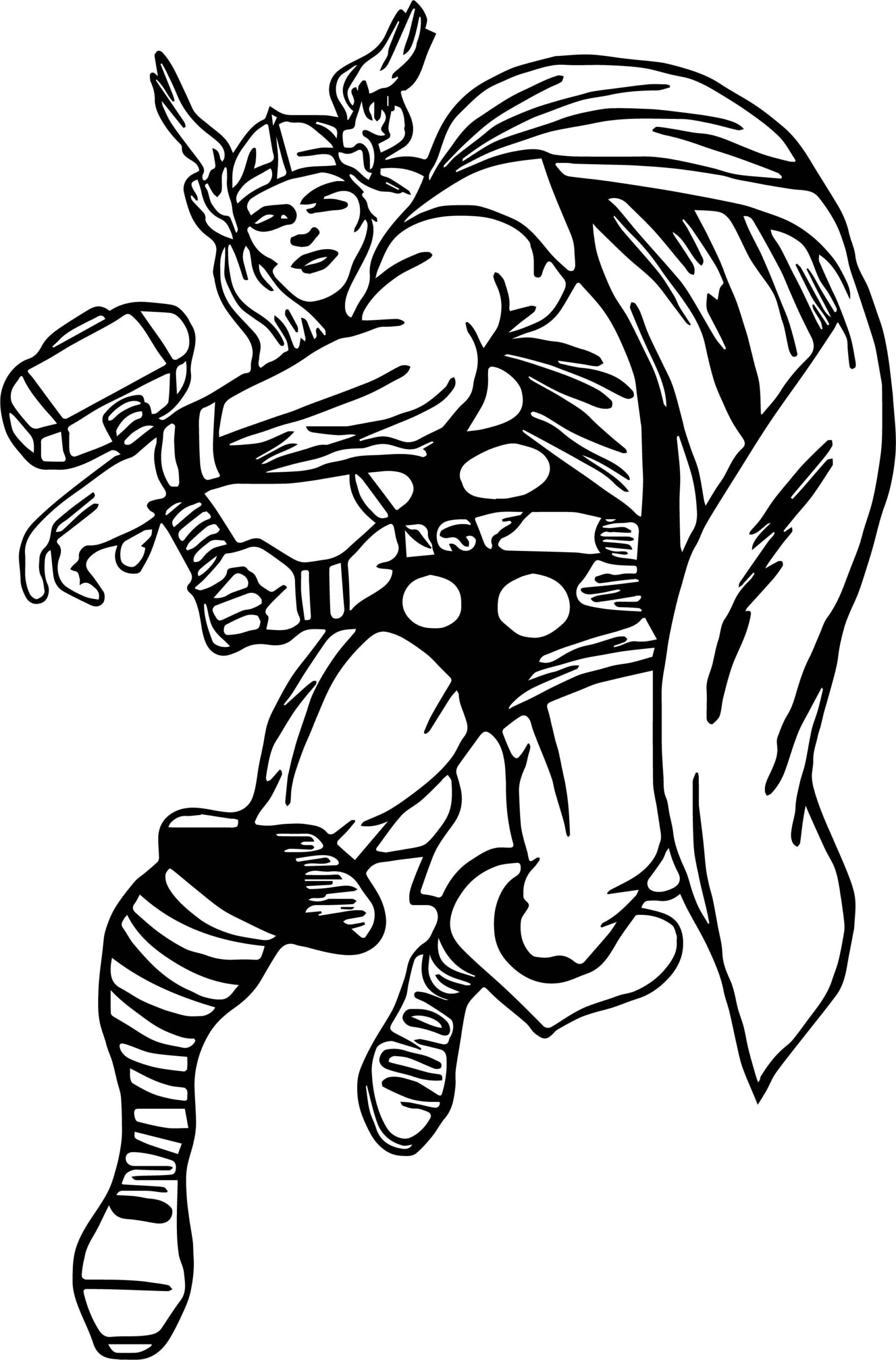 7 Thor Coloring Pages Printable References Cosjsma