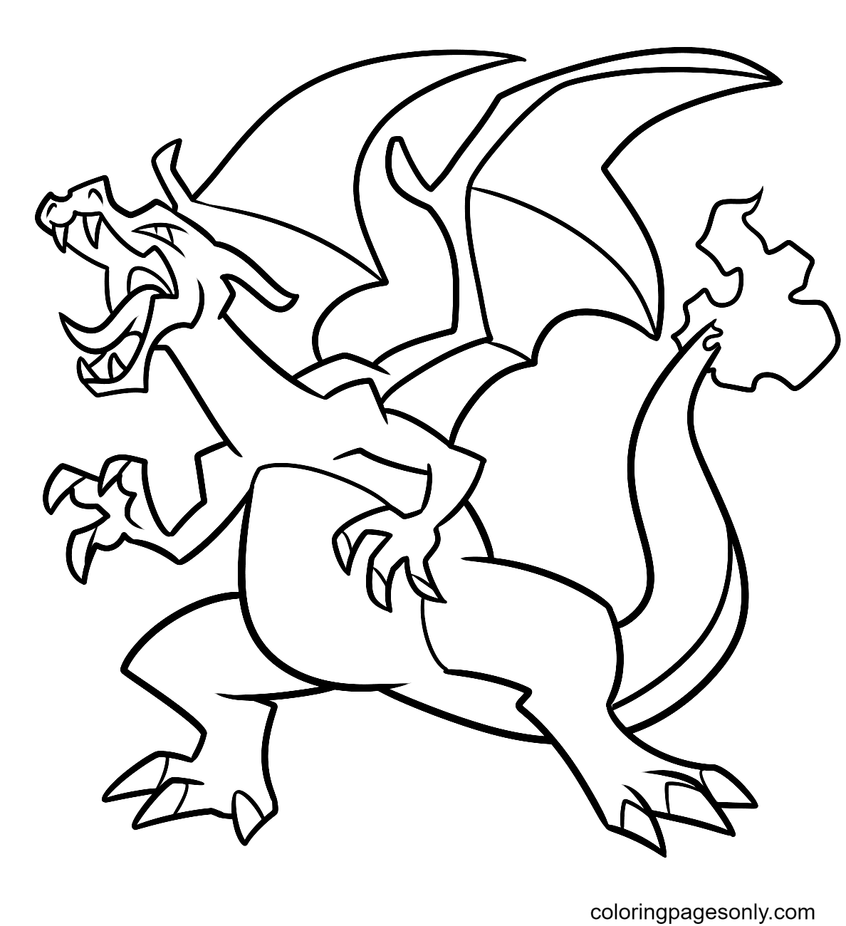Charizard Coloring Pages
