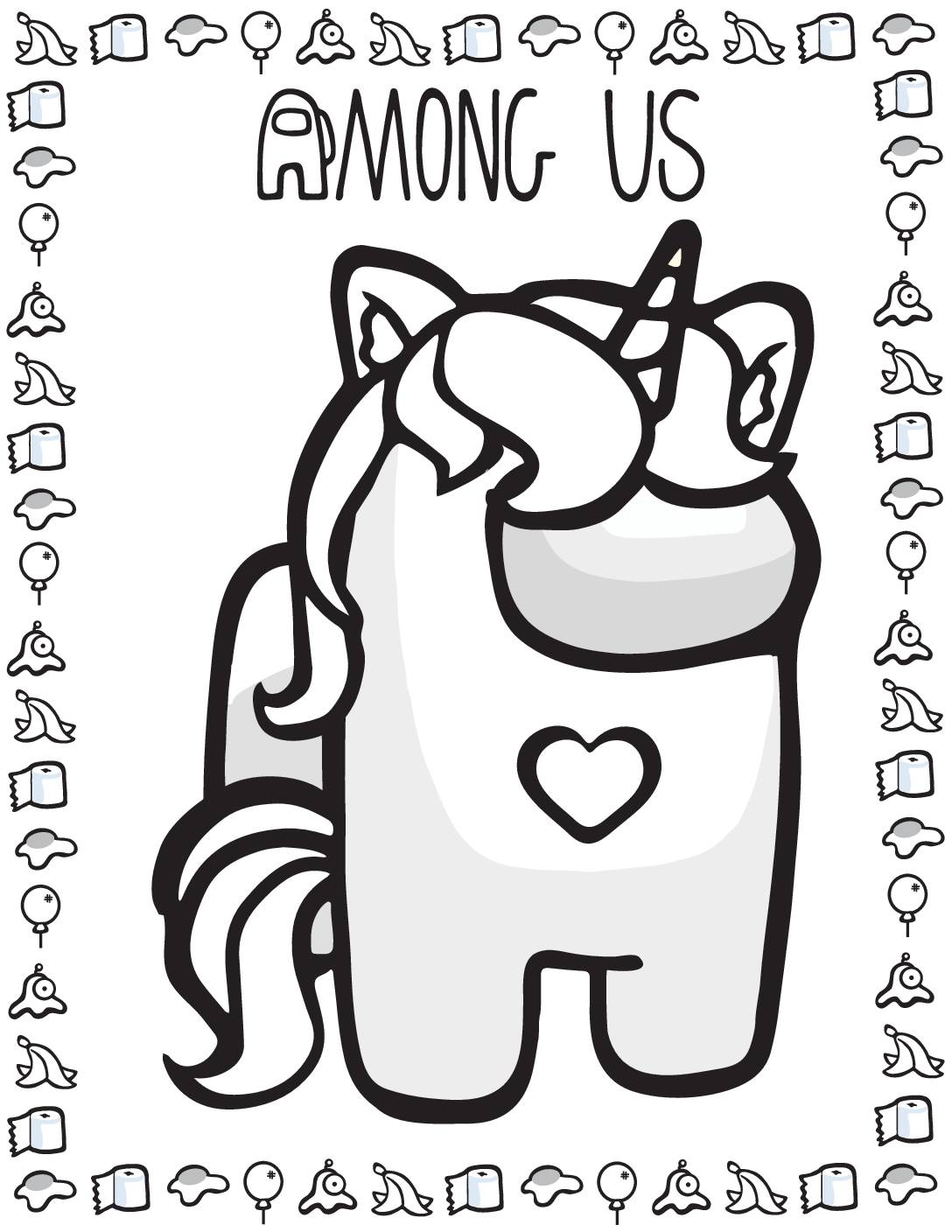 770 Collections Coloring Pages That Are Among Us Best Free Coloring Pages Printable