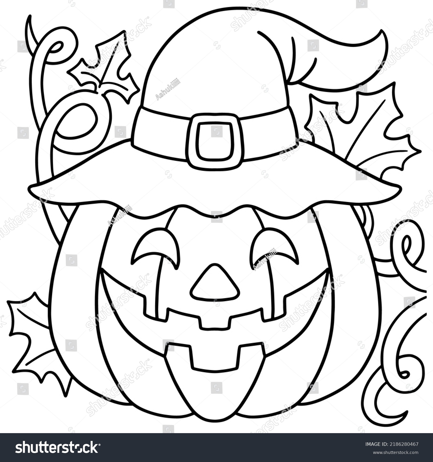790 211 Halloween Colouring Images Stock Photos Vectors Shutterstock