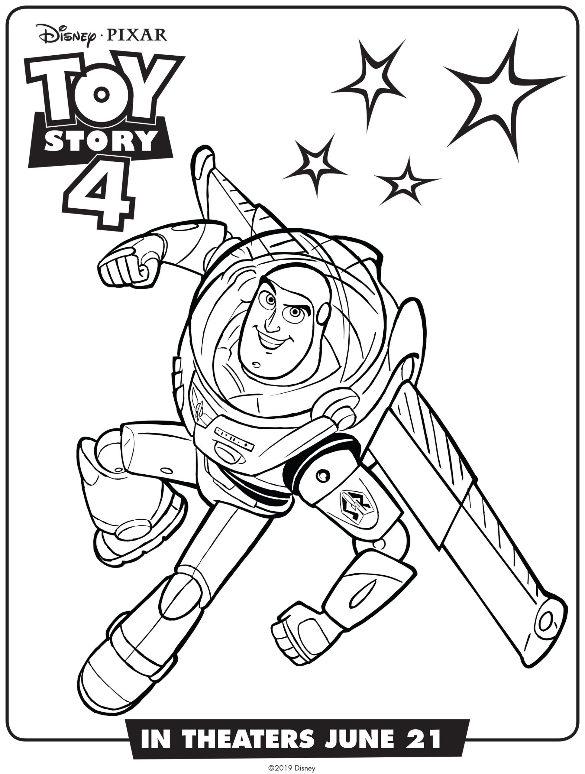 8 Awesome Buzz Lightyear Coloring