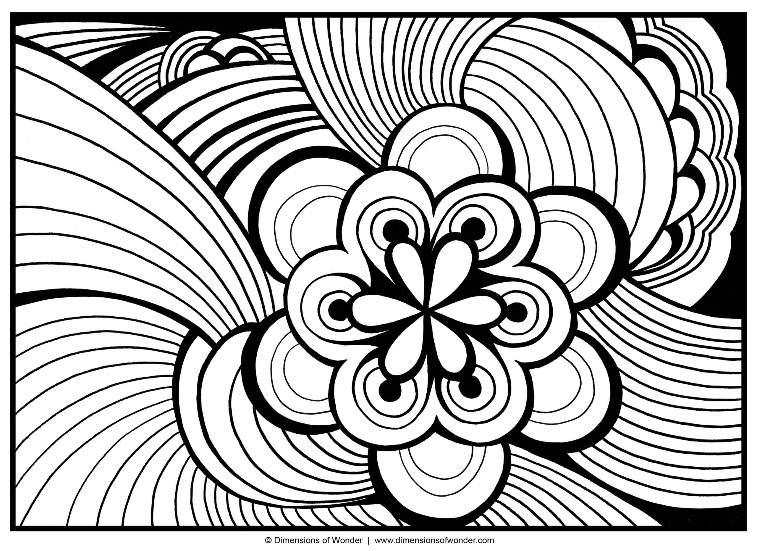8 Images Of Printable Abstract Coloring Pages Love Abstract Coloring Pages Geometric Coloring