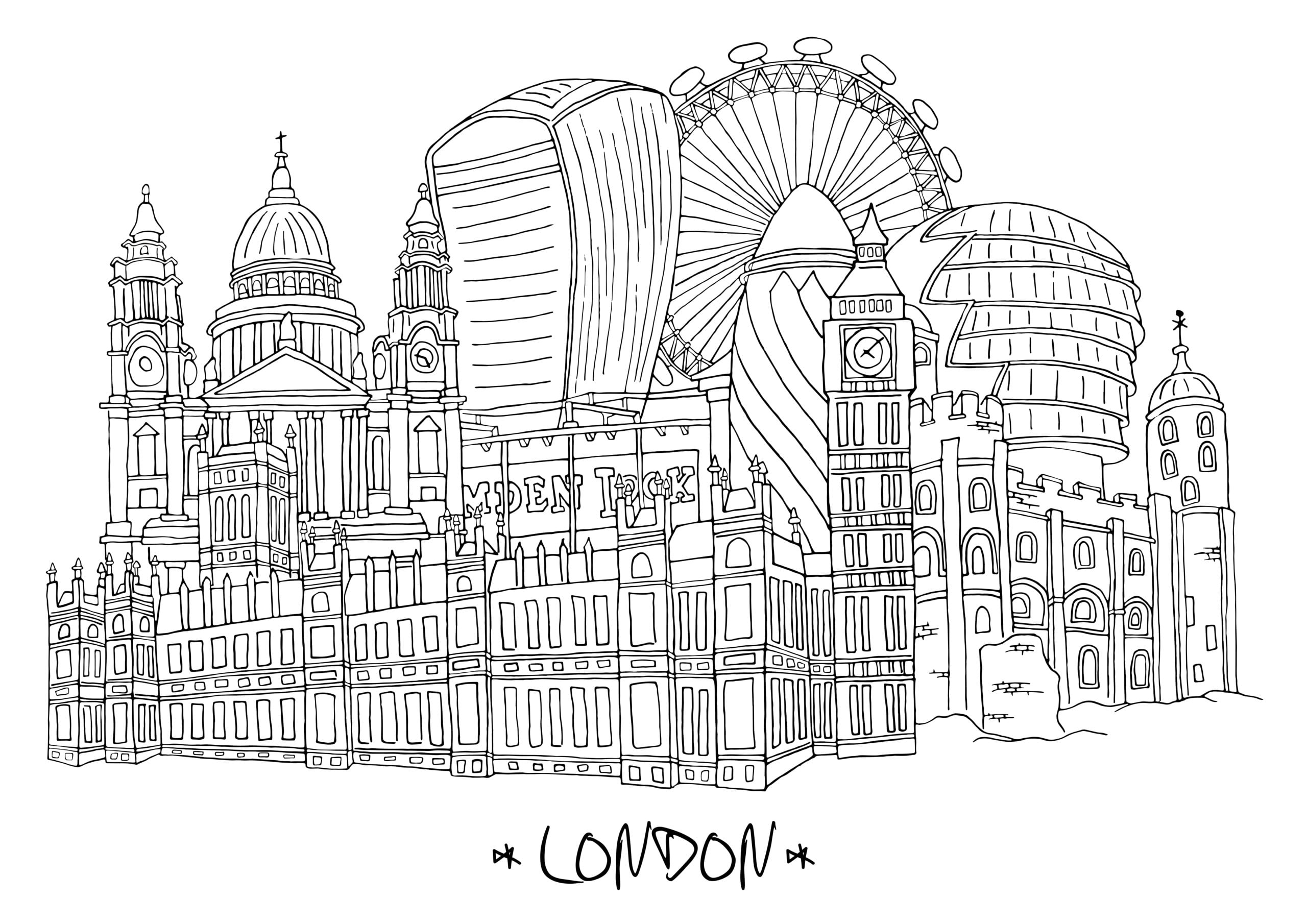 England Coloring Pages