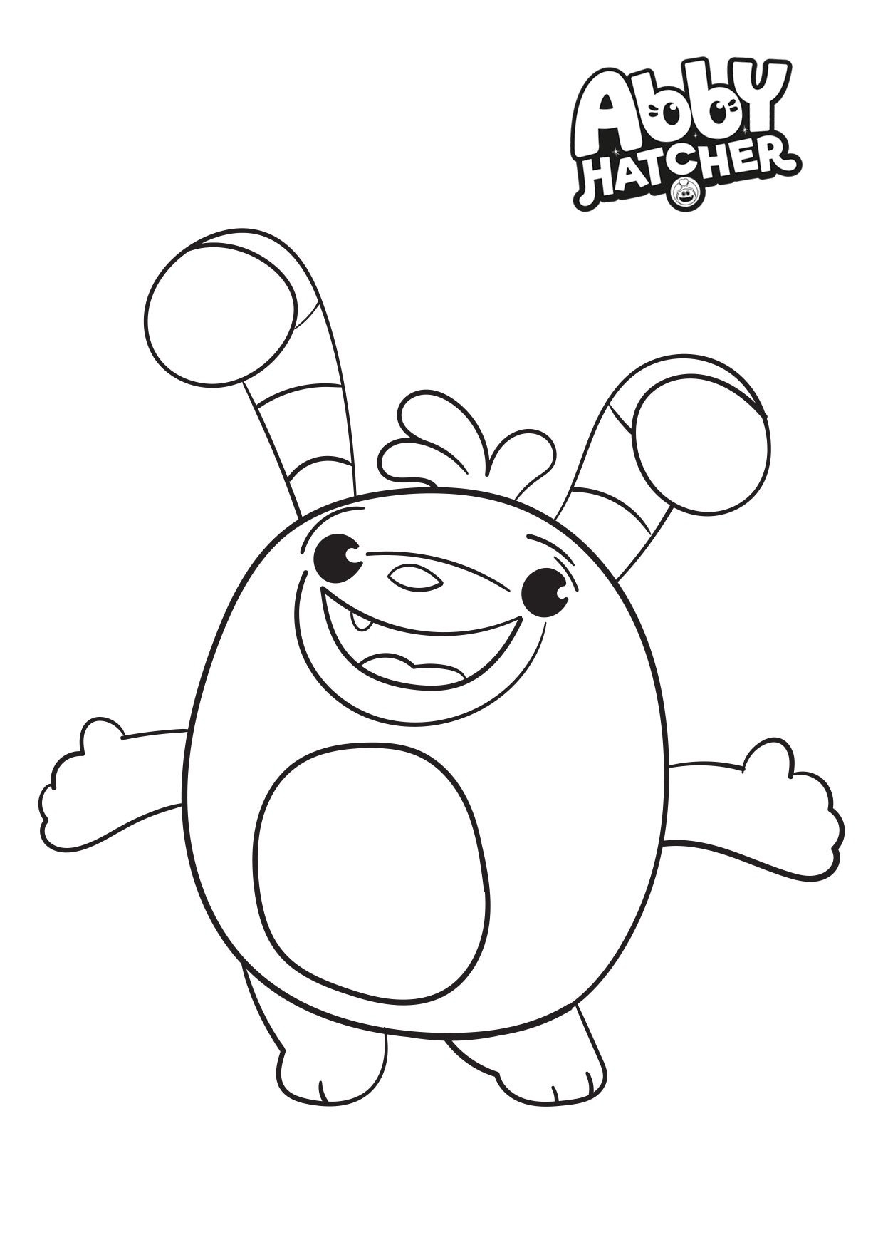 Abby Hatcher Bozzly Coloring Pages Abby Hatcher Coloring Pages P Ginas Para Colorear Para