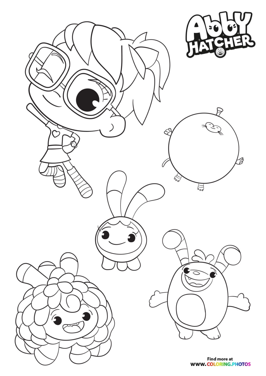 Abby Hatcher Coloring Pages Coloring Pages